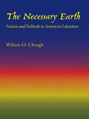 cover image of The Necessary Earth